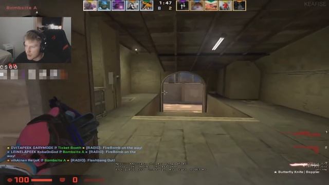 РЕАКЦИЯ AX1LE НА ПОПАДАНИЕ В ТОП-5 HLTV // BLAMEF ПОВТОРИЛ 200 IQ МУВ ОТ DOSIA  | НА КИФИСА #302