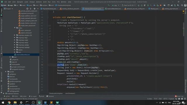 Stripe Payment Integration with android | Java Code part (3/5) смотреть онлайн