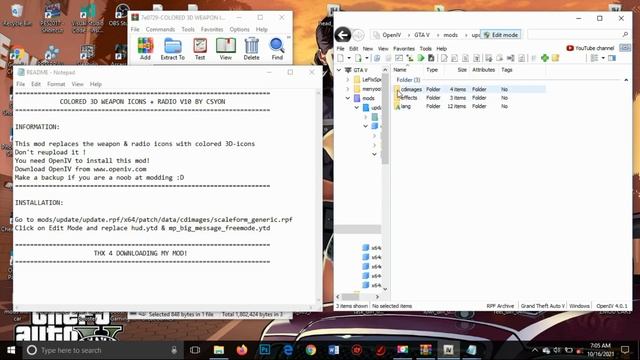 How_to_Install_Colour_WEAPON_ICONS+MUSIC_ICON_GTA_5_MODS_(2021)