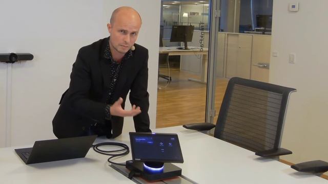 The Lenovo ThinkSmart Hub 500 in action! смотреть онлайн