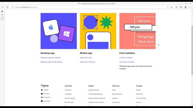 Installing Figma on Desktop смотреть онлайн