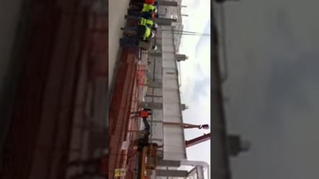 Монтаж балки 15тонн смотреть онлайн