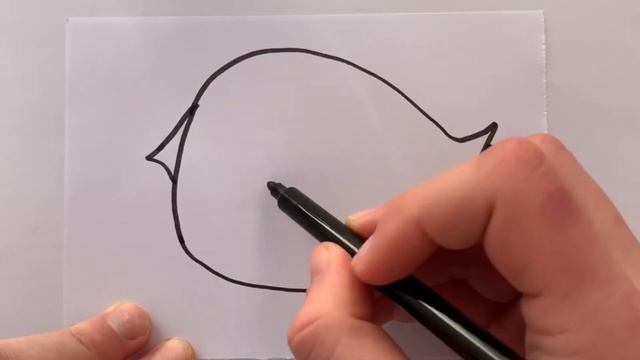 Let’s draw a cute bird ? together! смотреть онлайн