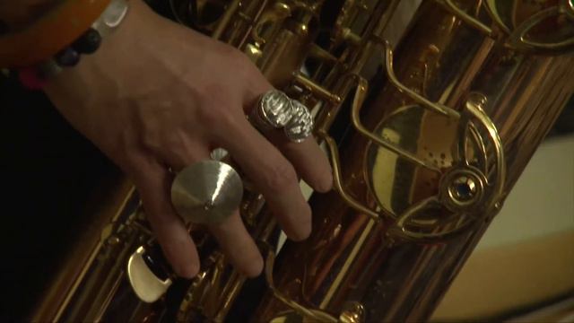 BARIONDA - baritone sax quartett & drums - "Moanin" смотреть онлайн