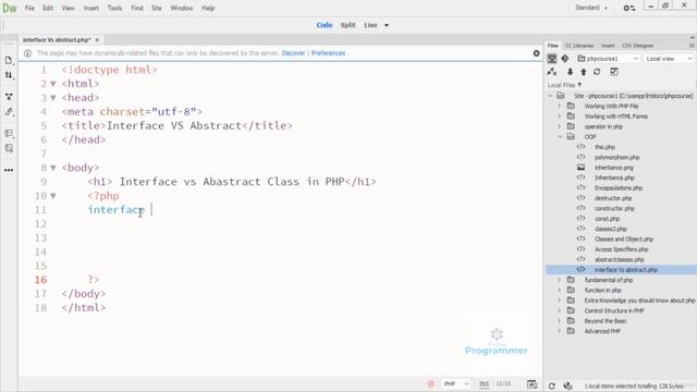 21. Abstract class and Interfaces | Learn Complete Web Development Course Using PHP/MySQL смотреть онлайн