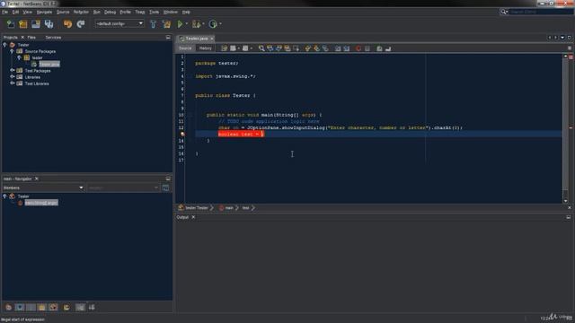 Java Masterclass Beginner to OOP Programming with NetBeans - isLetter Method смотреть онлайн