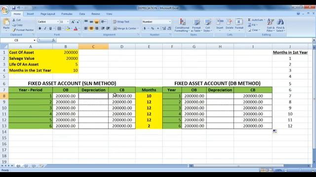 Depreciation | Illustration 2 | Microsoft Excel | Study Help For All смотреть онлайн