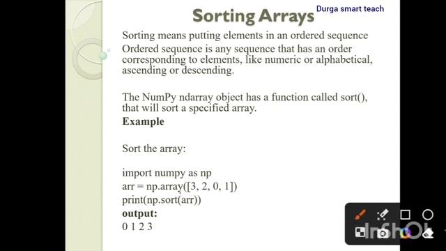 Sorting Arrays in Numpy || Python смотреть онлайн