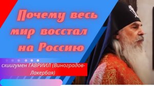 Почему весь мир восстал на Россию. Отец Гавриил. Проповедь.mp4