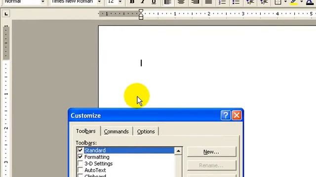 WORD-Using "Separators" on toolbars смотреть онлайн