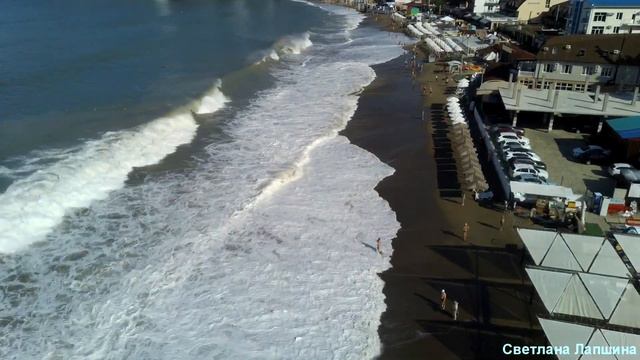 Новомихайловский.август 2019.Видео с квадрокоптера. смотреть онлайн