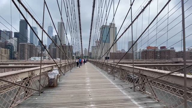 Caminando por el Puente de BROOKLYN en NUEVA YORK | Viaje por New York смотреть онлайн