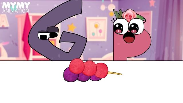 Convenience Store Purple Pink Food Alphabet Lore F Vs GP | MUKBANG | Alphabetlore ANIMATION | ASMR