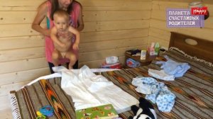 Уход за кожей малыша после купания