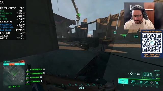 ?? BATTLEFIELD 2042 RX 580 8GB 2048SP JIESHUO XEON E3 1270V3 (i7 4790) FULL HD, 2K E 4K
