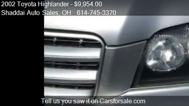 2002 Toyota Highlander V6 4WD - for sale in Whitehall, OH 43 смотреть онлайн