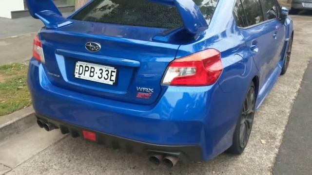 2018 WRX STi exhaust noise cold start secondary air pump rasp the neighbours love it more than I do смотреть онлайн