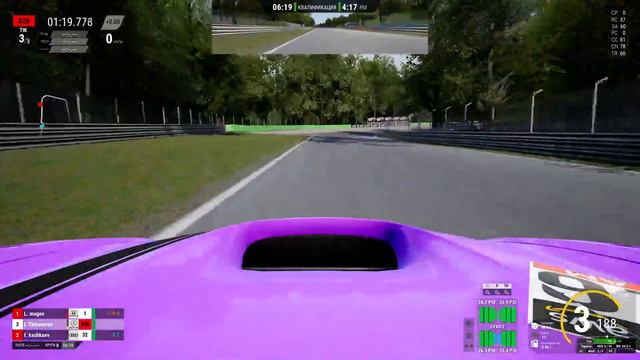 Набиваем рейтинг в Assetto Corsa Competizione в Monza,Spa Francorchamps и Silverstone смотреть онлайн