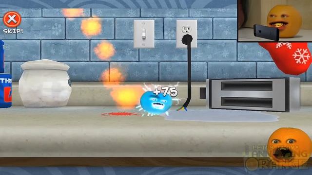 Annoying Orange Let's Play Splatter Up #2: Merry Splatmas! смотреть онлайн