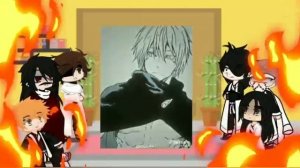 Bleach react to rimuru || Gacha reaction || ship : rimuru x rukia x harem in many filters video