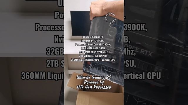 #CUSTOMIZED #GAMING #COMPUTER | DIY BACKLIGTH | Powered by 13th gen processor ICORE9 смотреть онлайн