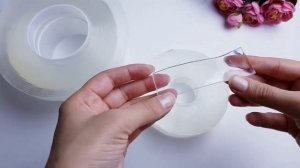 Двусторонний многоразовый скотч !