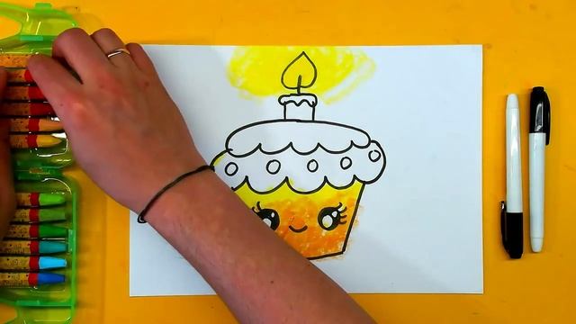 ТОРТИК просто рисуем _ Урок рисования для детей . смотреть онлайн