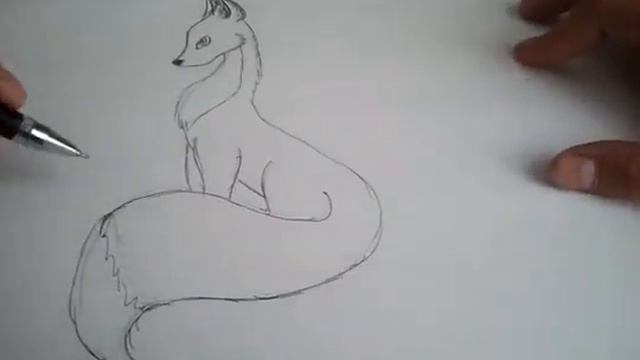 как нарисовать лису смотреть онлайн