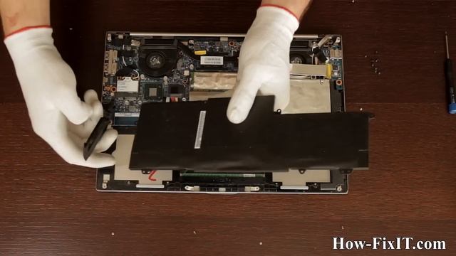 Asus ZenBook UX32, UX32A, UX32L Disassembly And Battery Replace, как разобрать и поменять батарею
