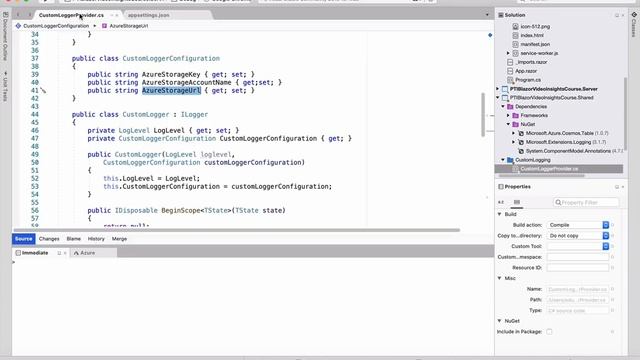 25 - Developing a Video Portal With Blazor - Adding Custom Logging To WebAssembly смотреть онлайн