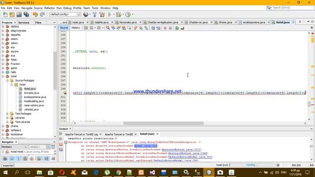JAVA TUTORIAL GUI HOTEL RESERVATIONS READ WRITE FILES SWING TUTORIAL смотреть онлайн