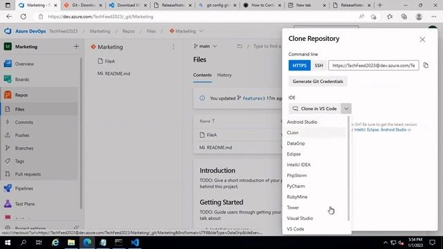 Using VS Code with Azure DevOps Git Repos смотреть онлайн