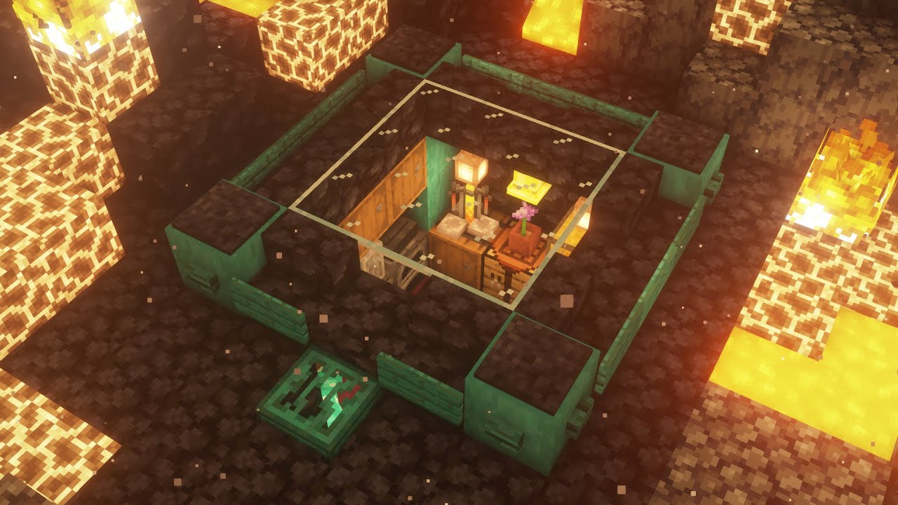 ПОДЗЕМНЫЙ ДОМ В АДУ В МАЙНКРАФТЕ! смотреть онлайн