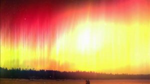 Футажи Природа Северные сияния