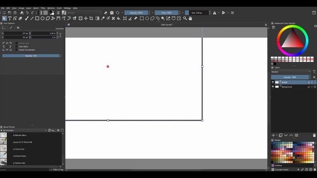 KRITA 5.0 - HOW TO PERFECTLY CENTER A SHAPE OR IMAGE ON YOUR CANVAS + A BONUS TIP ? смотреть онлайн