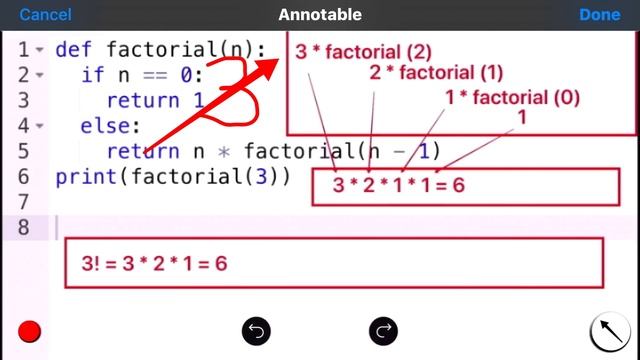Recursive function in Python смотреть онлайн