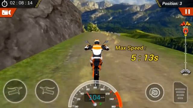 Offroad Dirt Bikes Mountain Race Competition Game | Dirt Motorcycle Bikes Racing | Bike Game смотреть онлайн
