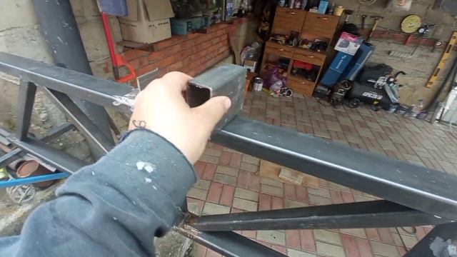 как сварить ферму. как смонтировать навес.