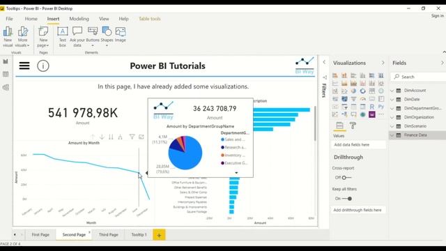 Tooltips in Power BI смотреть онлайн