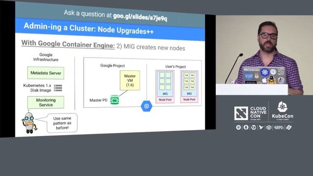 How Google Cloud Hosts and Manages Kubernetes at Scale [I] - David Aronchick, Google смотреть онлайн