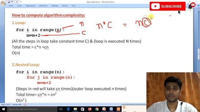 Idea of Algorithm Efficiency | Big O notation | Class 12 Computer science with python 2021-2022 смотреть онлайн