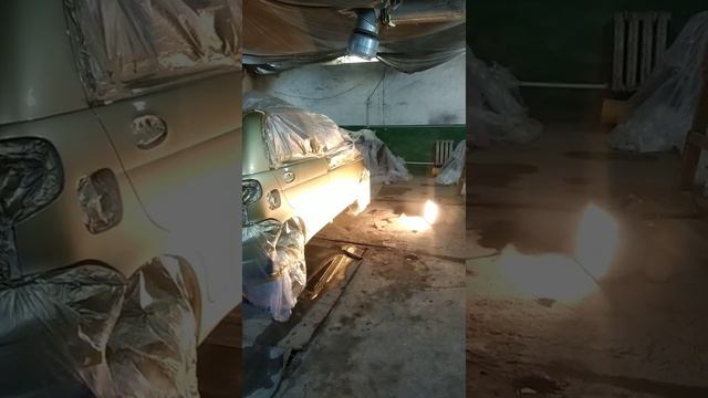 Daewoo Matiz Покраска авто в гаражных условиях своими руками Car Painting