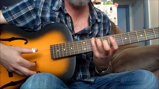 Acoustic Blues Scales Key of A смотреть онлайн