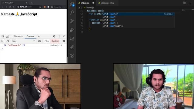 CRAZY JS INTERVIEW ?ft. Closures | Namaste ? JavaScript Ep. 12 смотреть онлайн