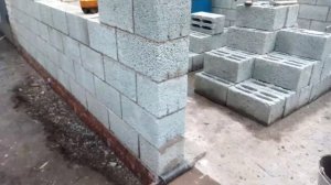 расчет цемента при кладке шлакоблока