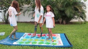 MESSY PAINT TWISTER CHALLENGE | Emma Marie