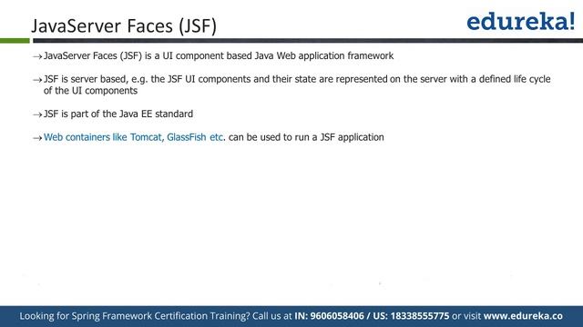 Integrating Struts with Spring Framework | Spring in JSF | Spring Tutorial | Edureka | Spring Live- смотреть онлайн