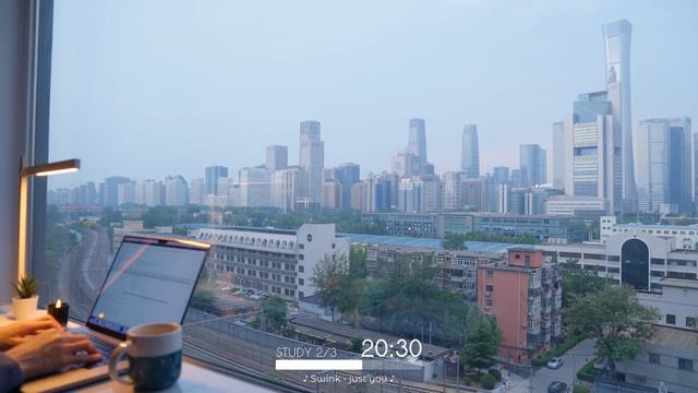 3-Hour Study With Me / Beijing Afternoon And Trains 🚄 / Pomodoro 50-10 / Relaxing Lo-Fi / Day 157