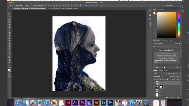 Double Exposure⎪Photoshop Speed Edit ⎮4K смотреть онлайн