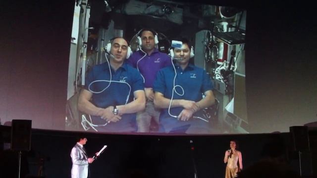 Связь с МКС на открытии Новосибирского Планетария смотреть онлайн